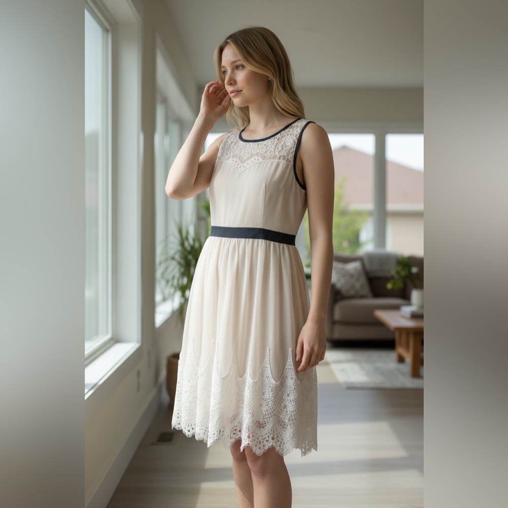 Women's Ryu Lace Sleeveless Dress Size M